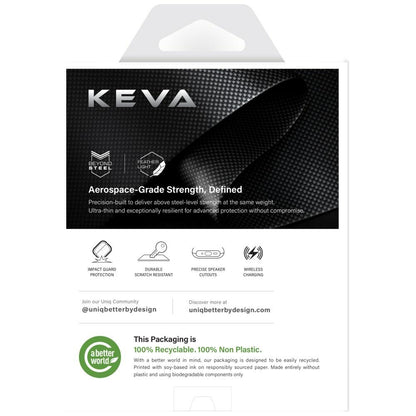 Custodia UNIQ Keva Prime per Apple AirPods Pro 3, Nera