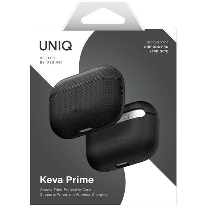 Custodia UNIQ Keva Prime per Apple AirPods Pro 3, Nera