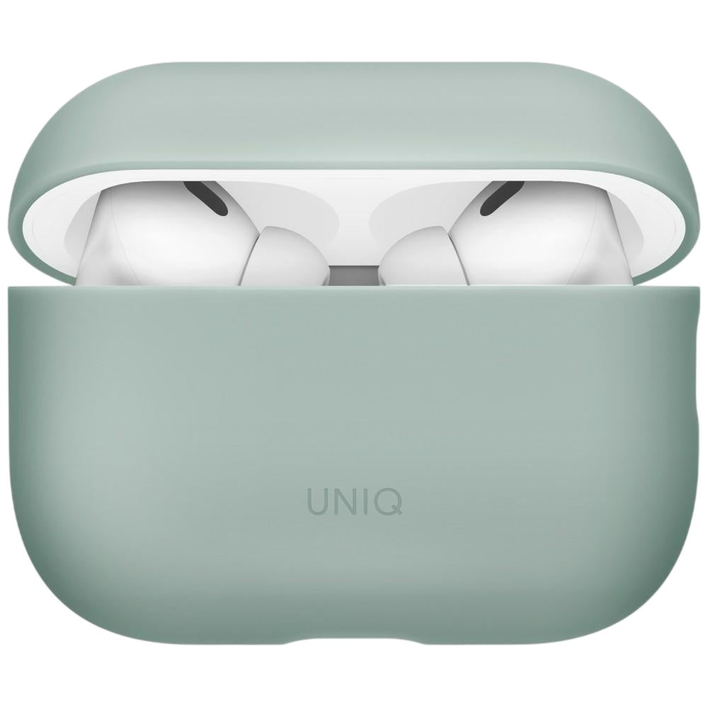 Custodia UNIQ Lino per Apple AirPods Pro 3, Verde Menta