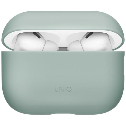 Custodia UNIQ Lino per Apple AirPods Pro 3, Verde Menta