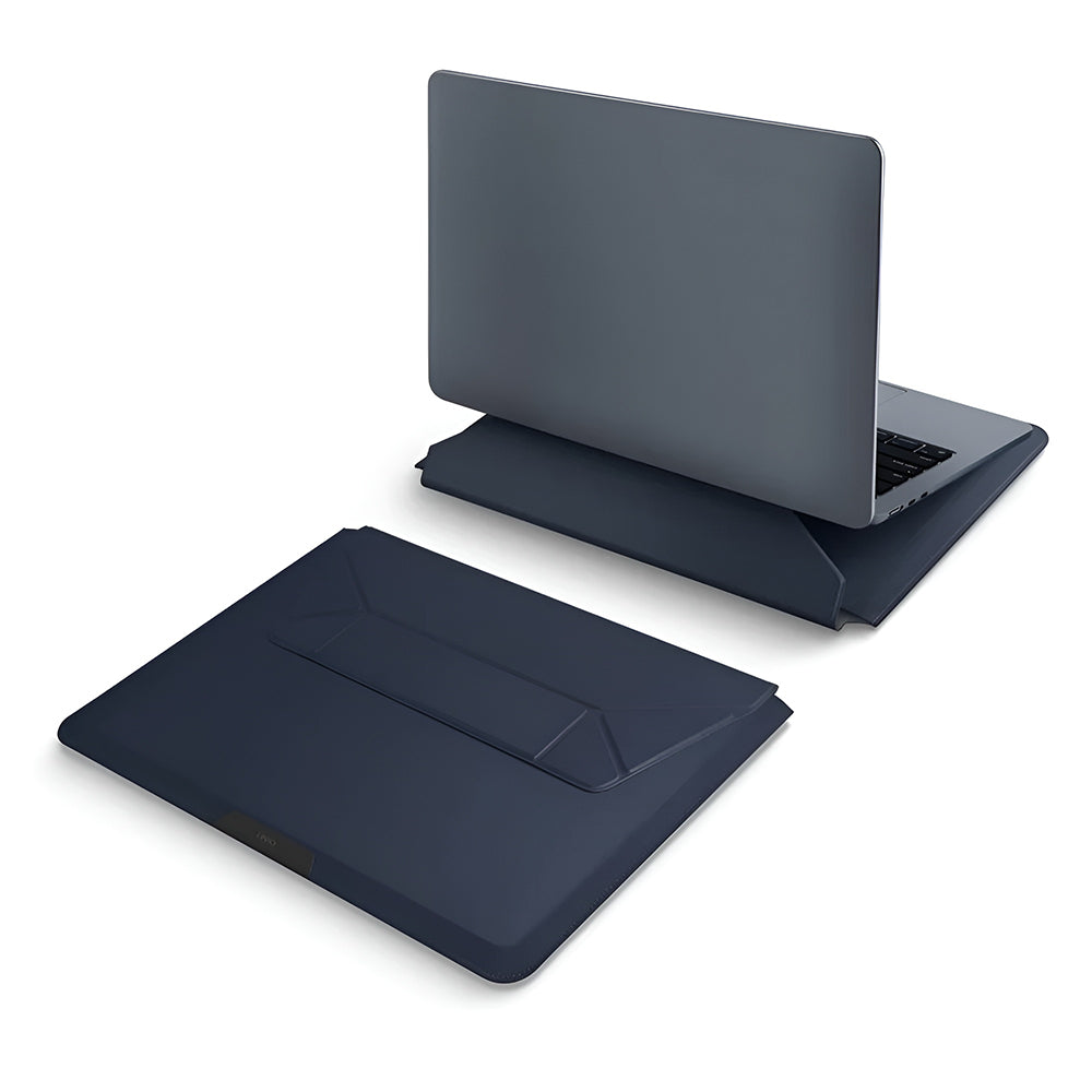Custodia UNIQ Oslo per Laptop max. 14 pollici, Blu Navy