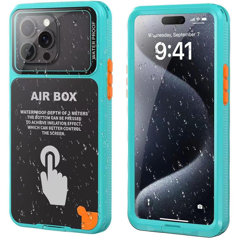 Universal Waterproof Case for Phone max. 6.1inch, ShellBox, AirBox, Blue