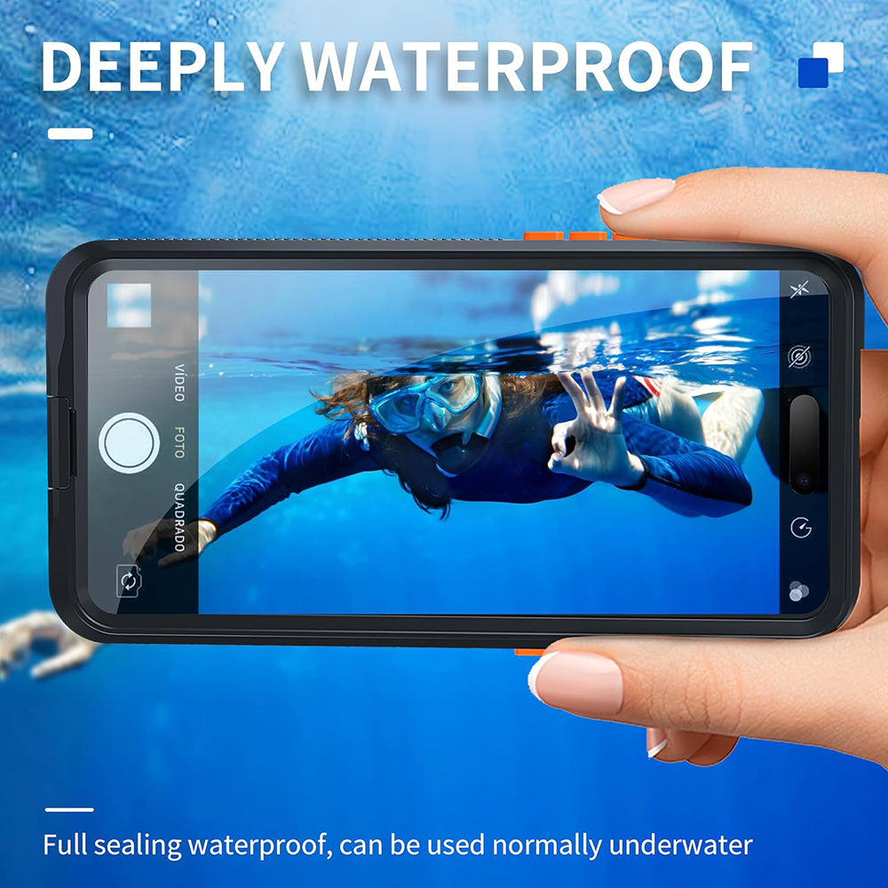 Custodia Universale Waterproof per Telefono max. 6.7 pollici, ShellBox, AirBox, Nera