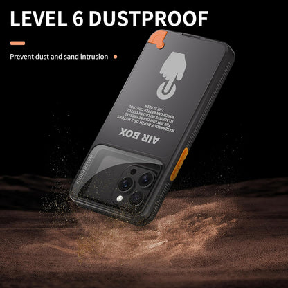 Custodia Universale Waterproof per Telefono max. 6.7 pollici, ShellBox, AirBox, Nera