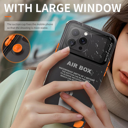 Custodia Universale Waterproof per Telefono max. 6.7 pollici, ShellBox, AirBox, Nera