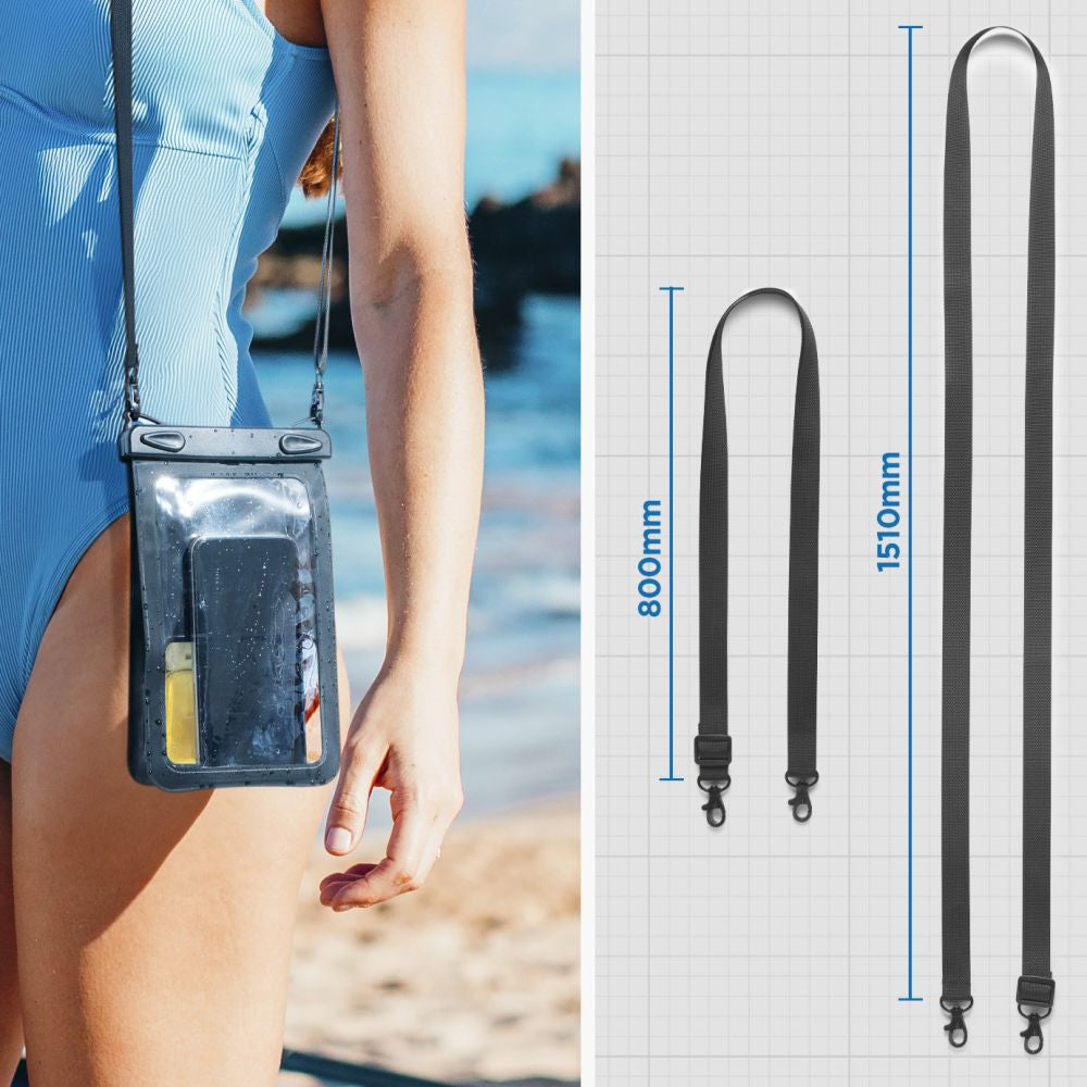 Custodia Universale Waterproof per Telefono max. 6.9inch, Spigen, A603, Nera ACS09745