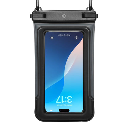 Custodia Universale Waterproof per Telefono max. 6.9inch, Spigen, A611P, Set 2 pezzi, Nera Opaca ACS09348