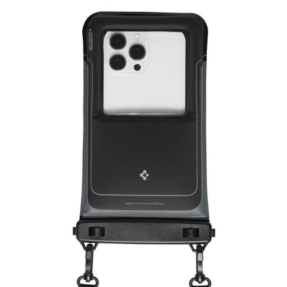 Custodia Universale Waterproof per Telefono max. 6.9inch, Spigen, A611P, Set 2 pezzi, Nera Opaca ACS09348