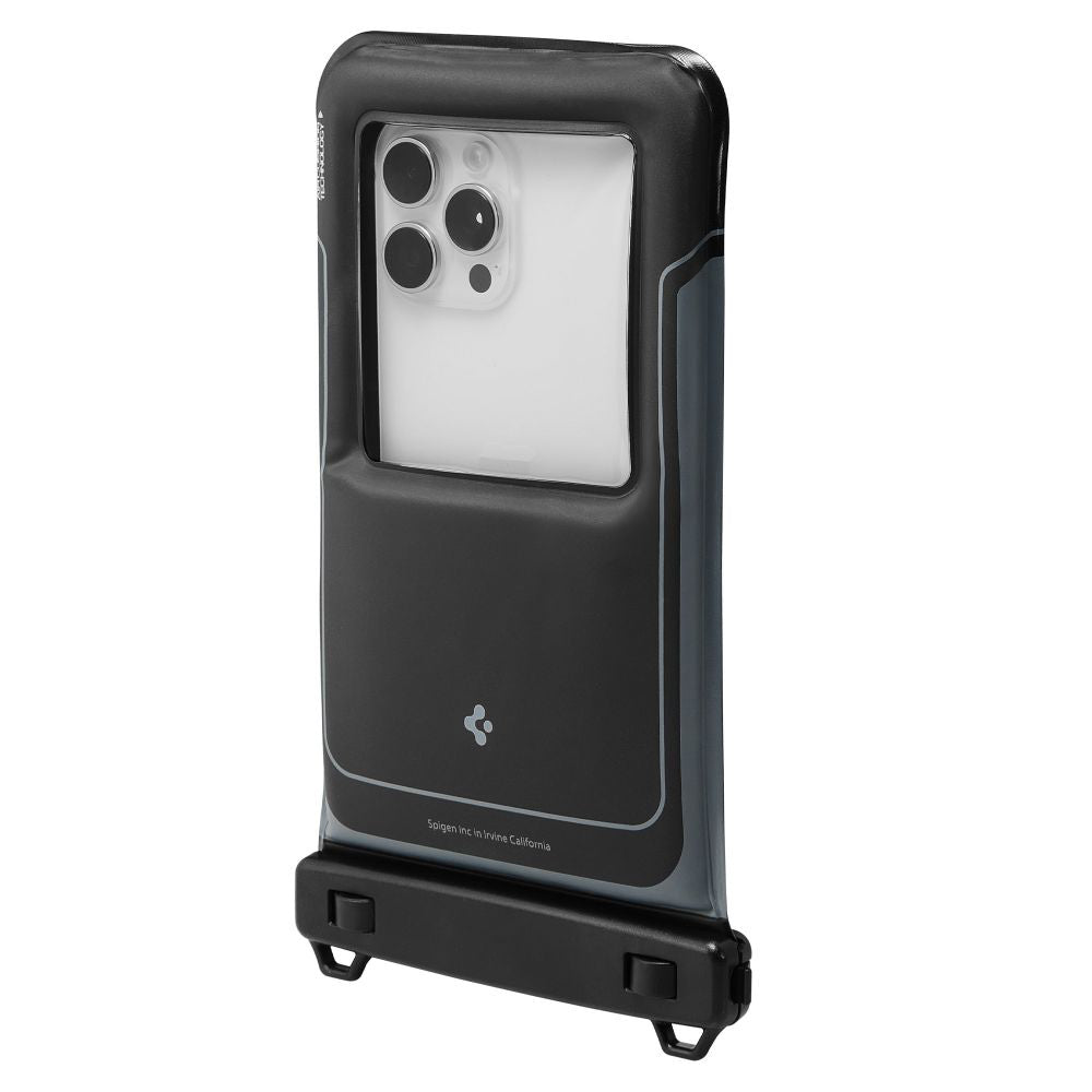Custodia Universale Waterproof per Telefono max. 6.9inch, Spigen, A611P, Set 2 pezzi, Nera Opaca ACS09348