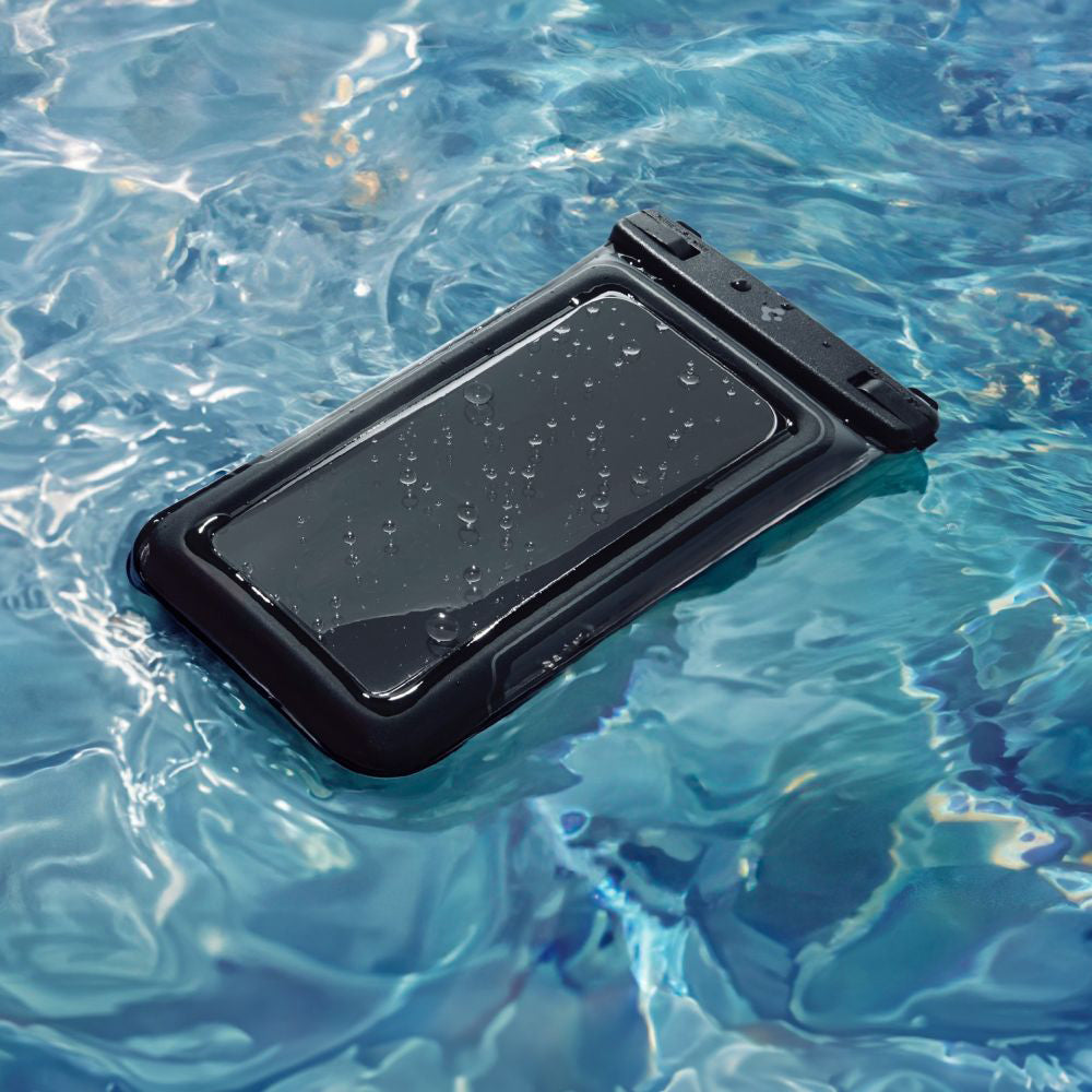 Custodia Universale Waterproof per Telefono max. 6.9inch, Spigen, A611P, Set 2 pezzi, Nera Opaca ACS09348