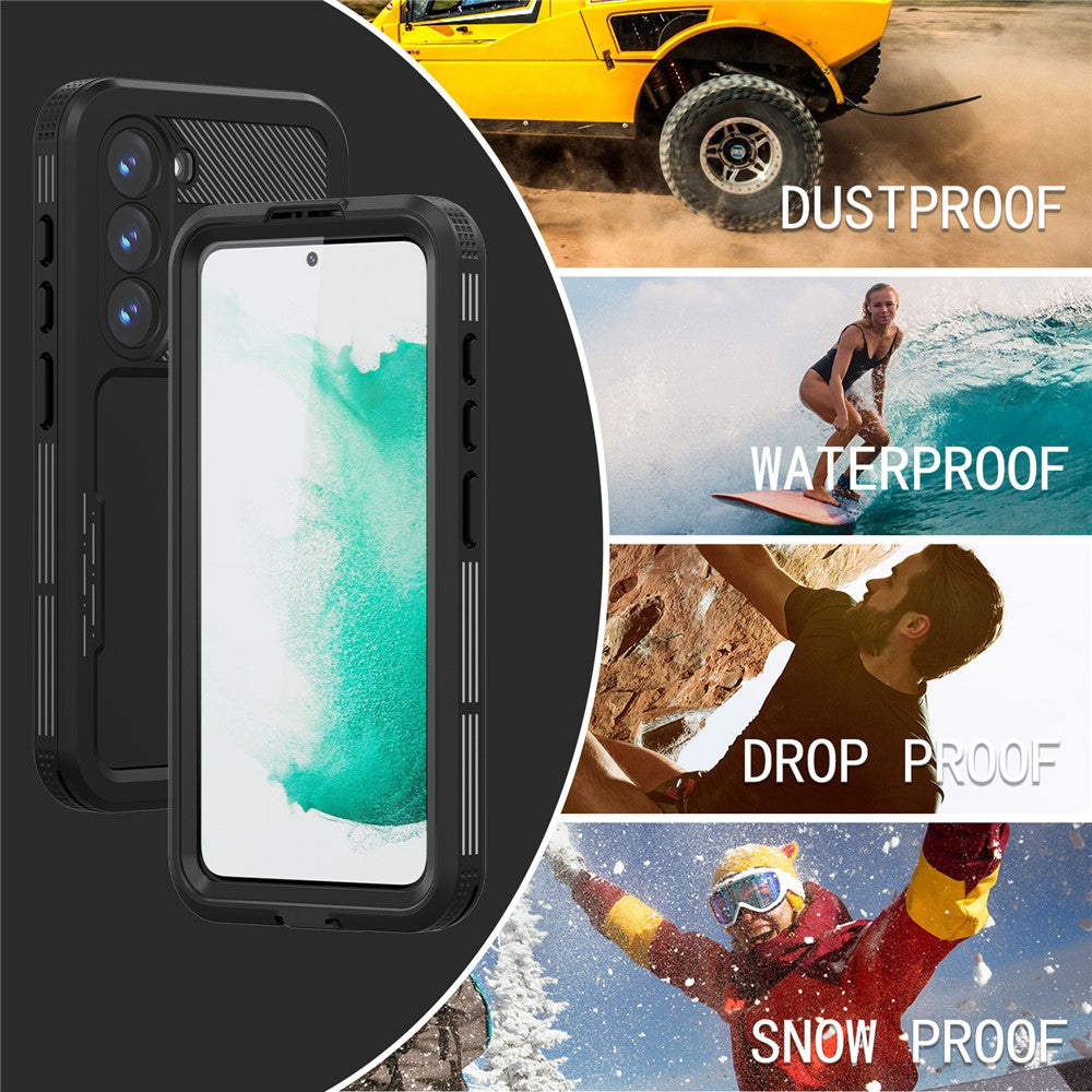 Custodia Waterproof per Samsung Galaxy S26 Plus, ShellBox, Nera