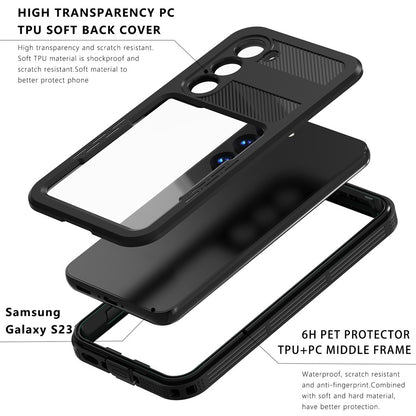 Custodia Waterproof per Samsung Galaxy S26 Plus, ShellBox, Nera