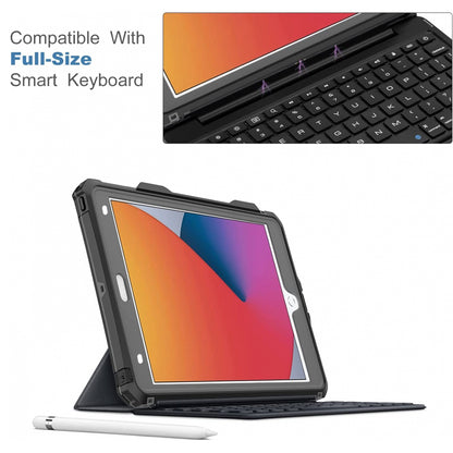 Custodia Waterproof per Apple iPad 10.2 (2021) / 10.2 (2020) / 10.2 (2019), ShellBox, Nera