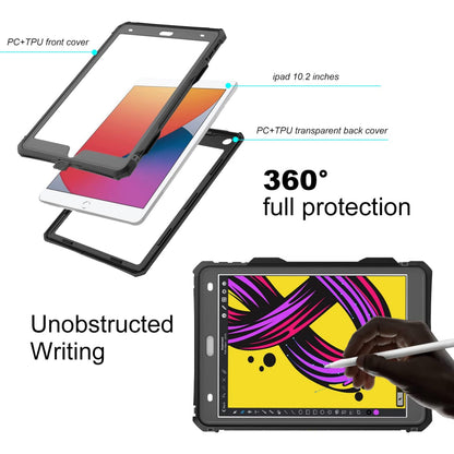 Custodia Waterproof per Apple iPad 10.2 (2021) / 10.2 (2020) / 10.2 (2019), ShellBox, Nera