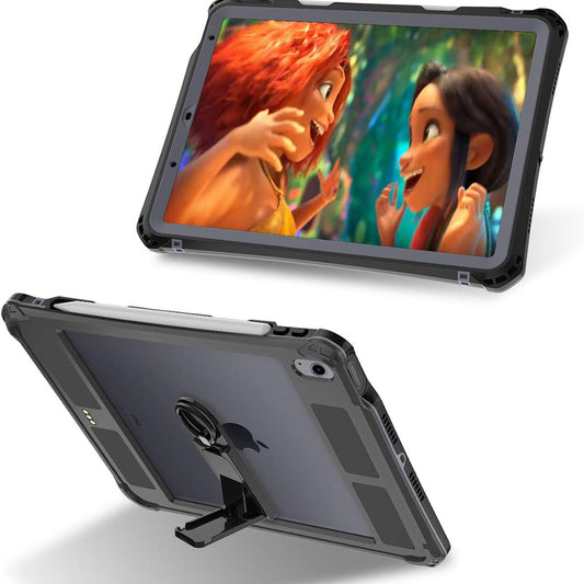 Custodia Waterproof per Apple iPad Air (2022) / Air (2020), ShellBox, Nera