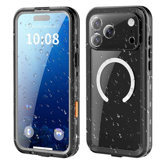 Custodia Waterproof per Apple iPhone 18 Pro Max / 17 Pro Max, ShellBox, Nera
