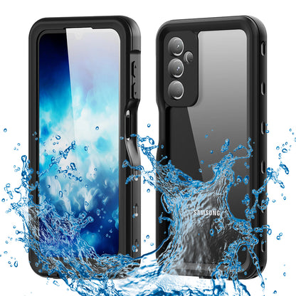 Custodia Waterproof per Samsung Galaxy A25 A256, ShellBox, Nera