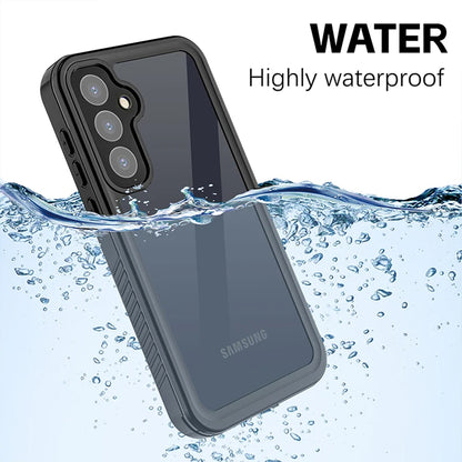 Custodia Waterproof per Samsung Galaxy A55 5G A556, ShellBox, Nera