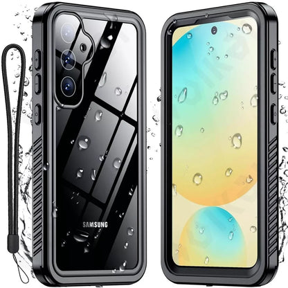 Custodia Waterproof per Samsung Galaxy S25+ S936, ShellBox, Nera