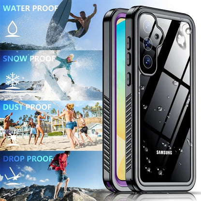 Custodia Waterproof per Samsung Galaxy S25+ S936, ShellBox, Nera