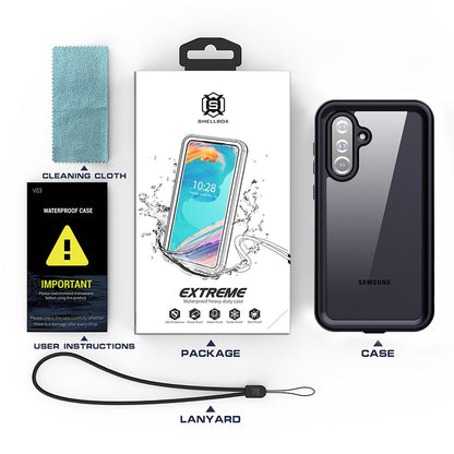 Custodia Waterproof per Samsung Galaxy S25+ S936, ShellBox, Nera