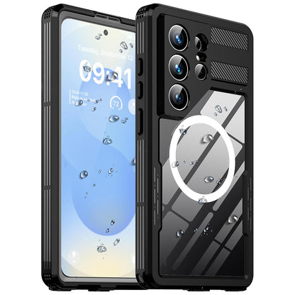 Custodia Waterproof per Samsung Galaxy S26 Ultra S948, ShellBox, Nera