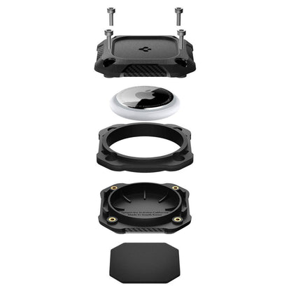 Custodia Waterproof Spigen Tough Armor per Apple AirTag, Nera ACS09781