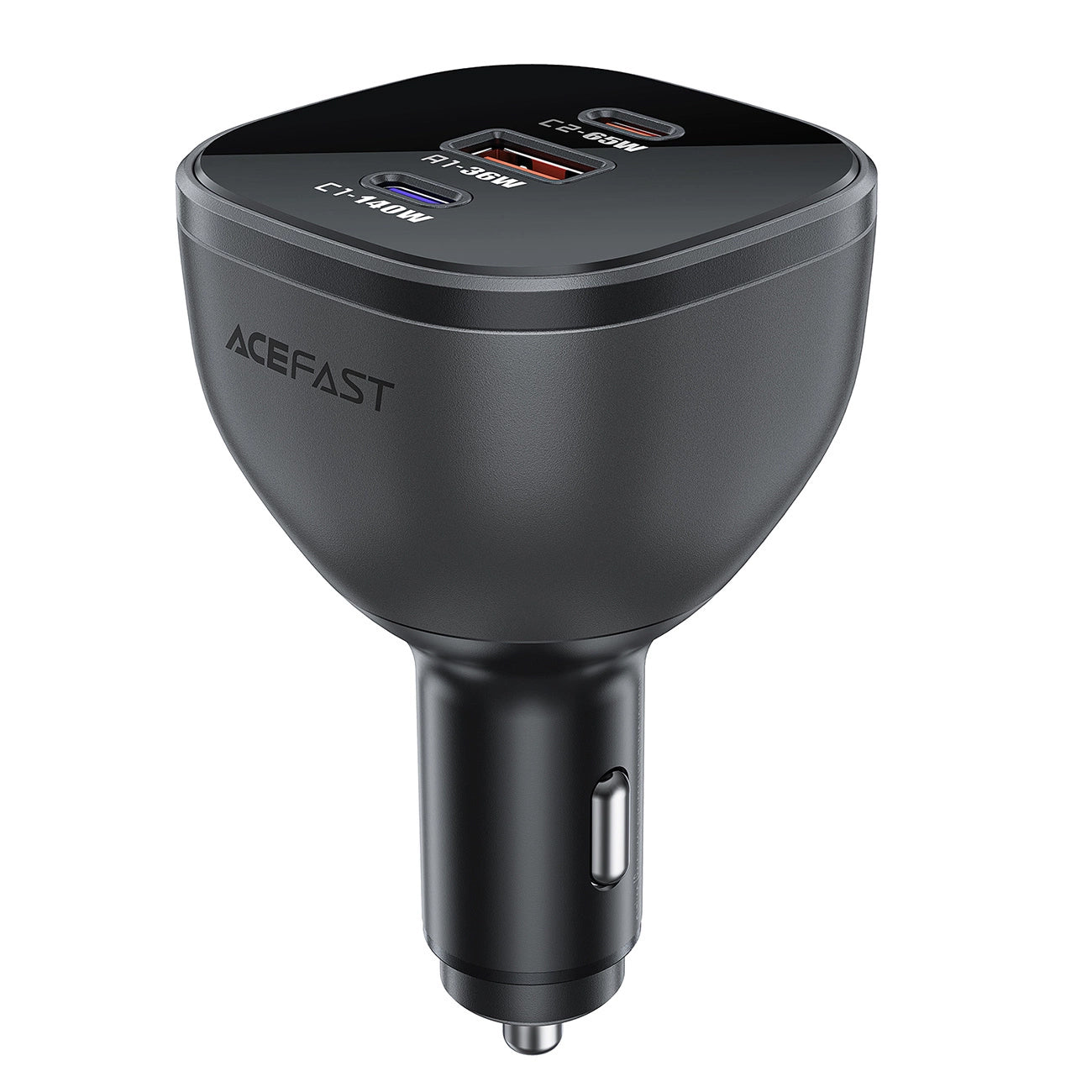 Caricabatterie Auto Acefast B14, 165W, 5A, 1 x USB-A - 2 x USB-C, Nero