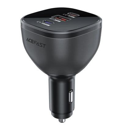 Caricabatterie Auto Acefast B14, 165W, 5A, 1 x USB-A - 2 x USB-C, Nero