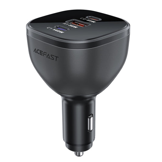 Caricabatterie Auto Acefast B14, 165W, 5A, 1 x USB-A - 2 x USB-C, Nero