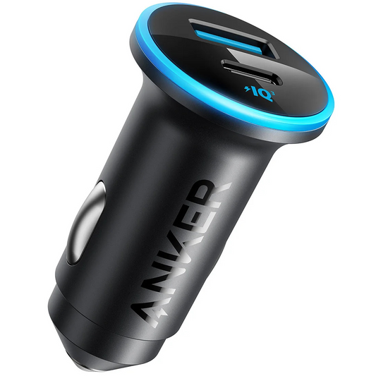Caricatore Auto Anker 323, 52,5W, 3A, 1 x USB-A - 1 x USB-C, Nero, Ricondizionato A2735G11