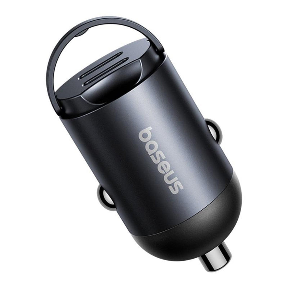 Caricabatterie Auto Baseus Tiny Star, 30W, 3A, 2 x USB-C, Nero C00035001121-03