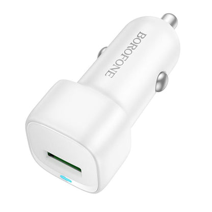 Caricabatterie Auto Borofone BZ34 Cloud, 18W, 3A, 1 x USB-A, Bianco