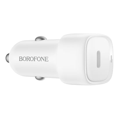 Caricabatterie Auto Borofone BZ34A Cloud, 20W, 3A, 1 x USB-C, Bianco