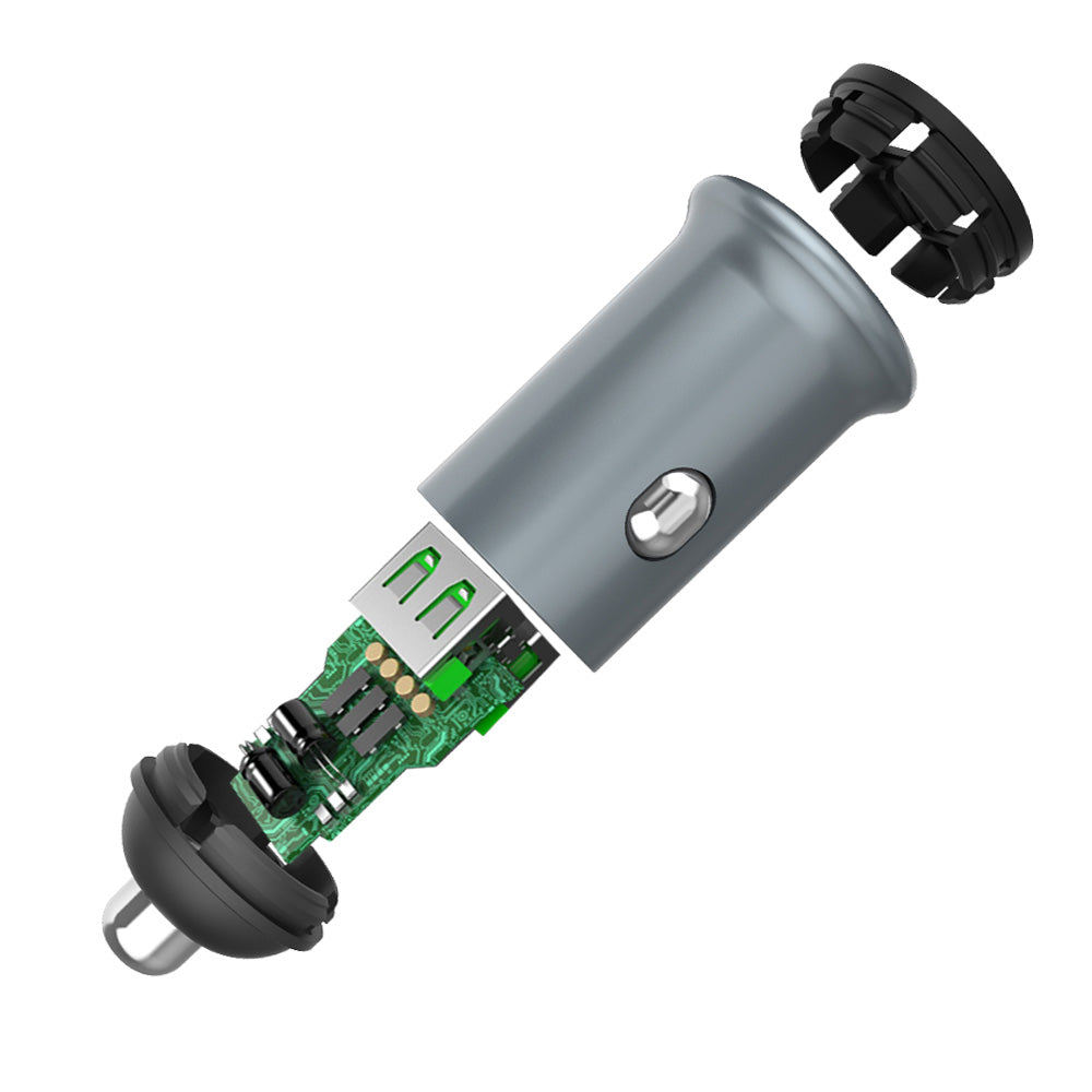 ColorWay Car Charger, 36W, 3A, 2 x USB-A, Gray