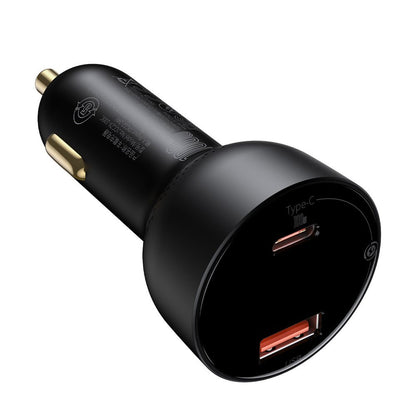Caricabatterie Auto Con Cavo USB-C Baseus Superme, 100W, 5A, 1 x USB-A - 1 x USB-C, Nero TZCCZX-01