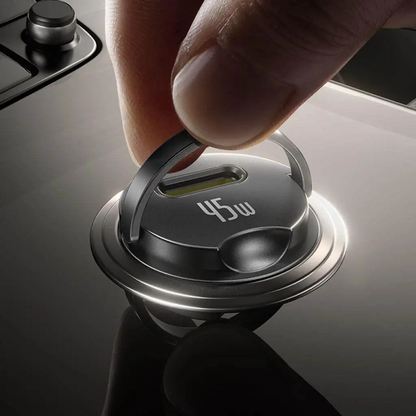 Caricabatterie Auto con Cavo USB-C Baseus PrimeTrip VP2, 45W, 3A, 1 x USB-C, Nero C0206800