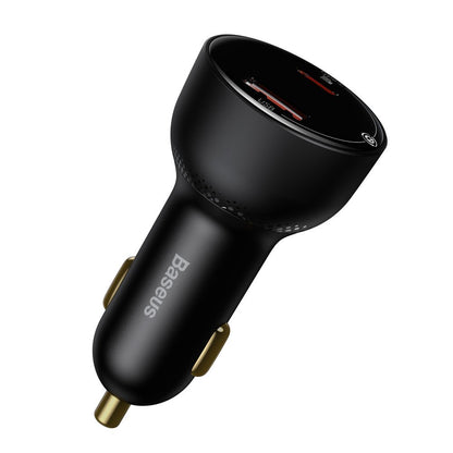 Caricabatterie Auto Con Cavo USB-C Baseus Superme, 100W, 5A, 1 x USB-A - 1 x USB-C, Nero TZCCZX-01