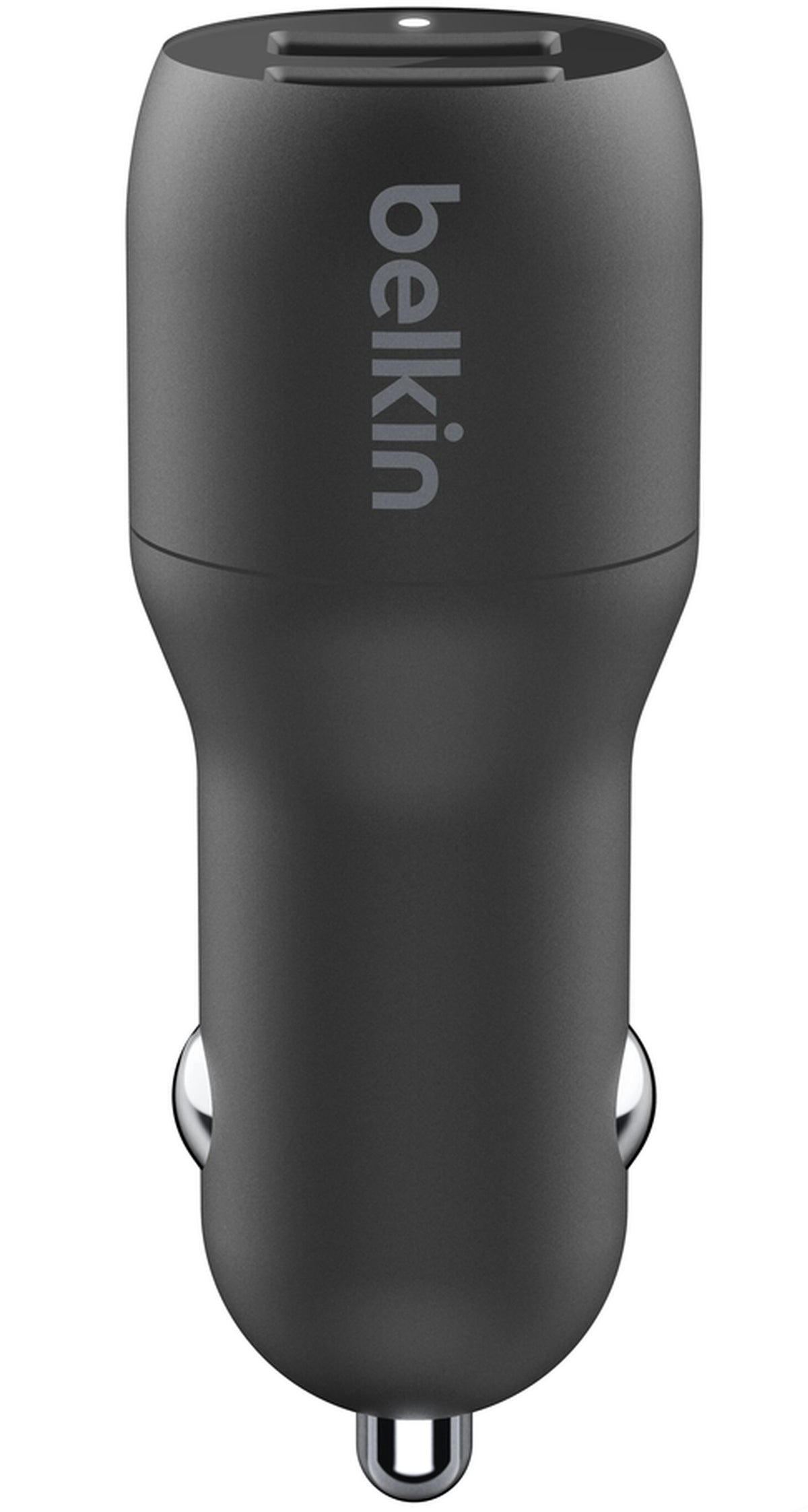 Caricatore Auto Con Cavo USB-C Belkin BoostCharge Dual, 24W, 2.4A, 2 x USB-A, Nero CCE001bt1MBK