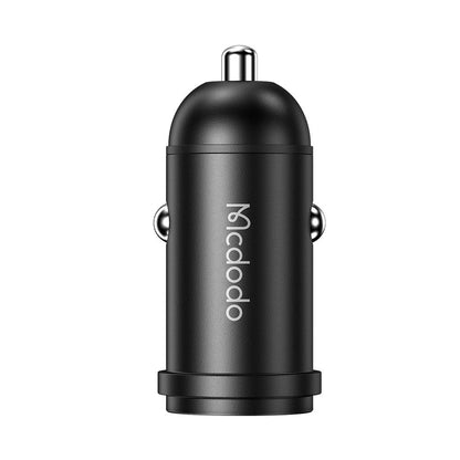 Caricabatterie Auto Con Cavo USB-C McDodo CC-7493 Obsidian, 30W, 3A, 1 x USB-C, Nero
