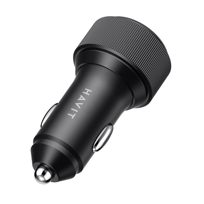 Caricabatterie Auto HAVIT CC2014, 30W, 3A, 2 x USB-C, Nero