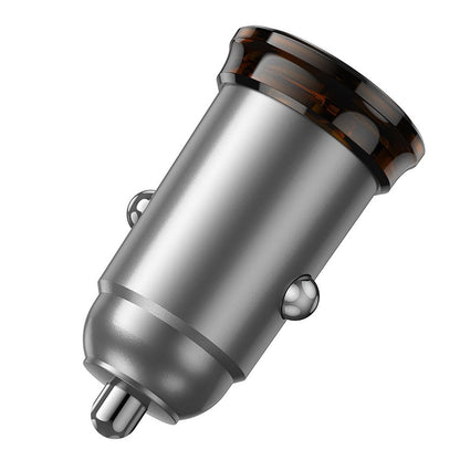 Caricabatterie Auto HOCO NZ16B, 45W, 3A, 2 x USB-C, Grigio