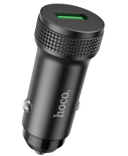 Caricatore Auto HOCO Z49A, 18W, 3A, 1 x USB-A, Nero