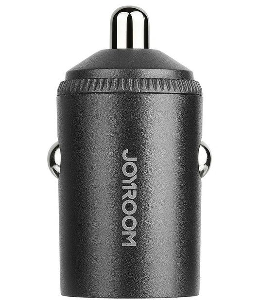 Caricatore Auto Joyroom JR-CCN18, 65W, 1 x USB-A - 1 x USB-C, Nero