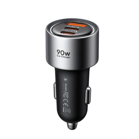 Caricatore Auto McDodo CC-3110 Gana, 90W, 3A, 1 x USB-A - 2 x USB-C, Nero