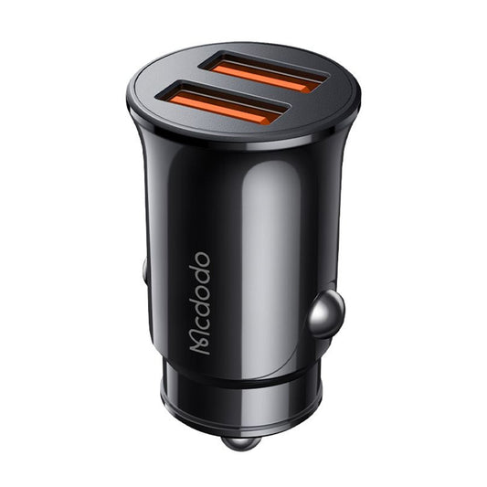 Caricabatterie Auto McDodo CC-6602, 12W, 2.4A, 2 x USB-A, Nero