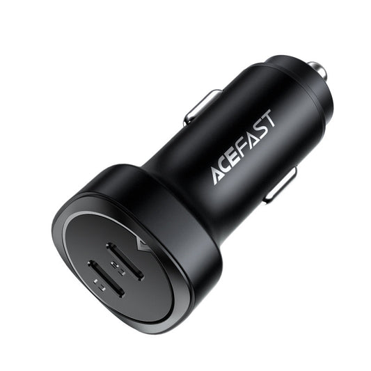 Caricabatterie Auto Acefast B2, 72W, 3A, 2 x USB-C, Nero