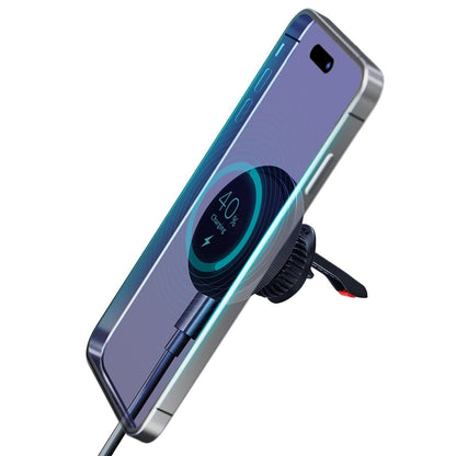 Caricabatterie Auto Wireless 3MK, 15W, 1.67A, Nero