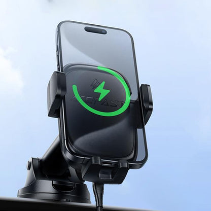 Caricabatterie Auto Wireless Acefast D49, 15W, 1.67A, Nero