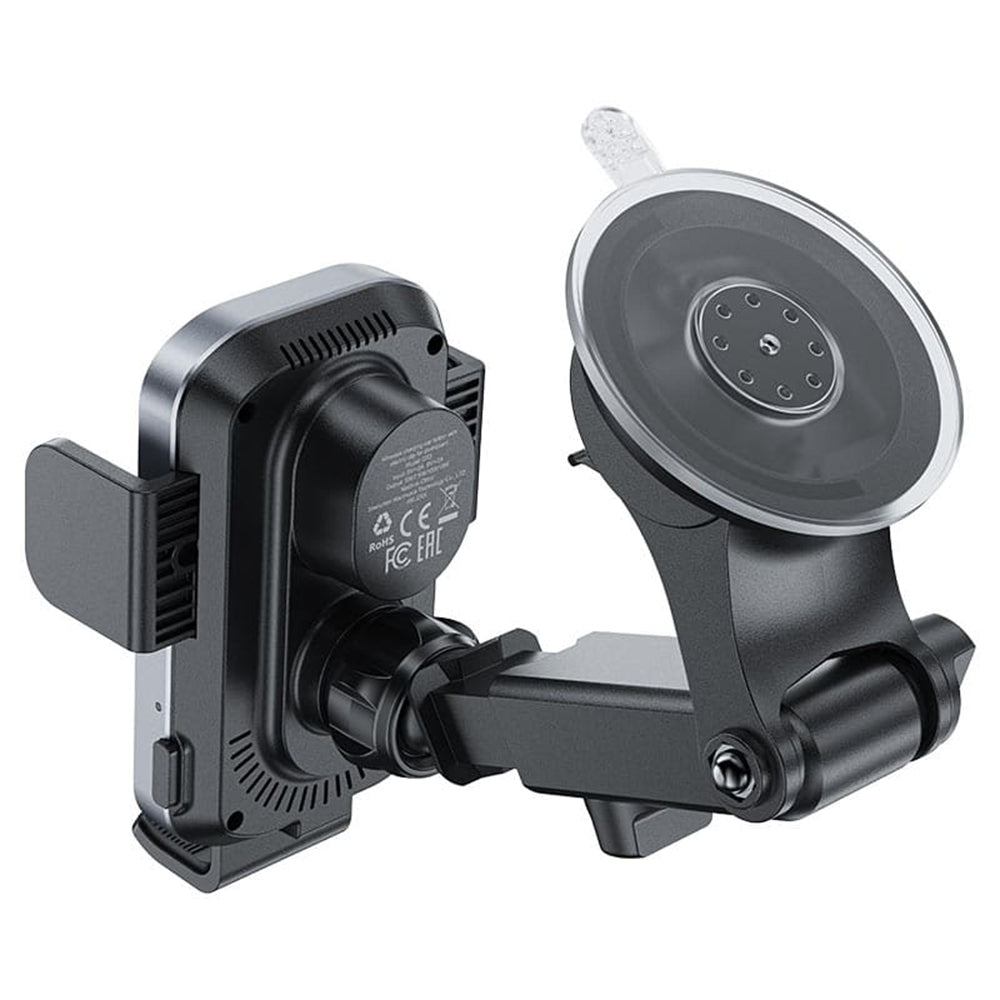 Caricabatterie Auto Wireless Acefast D53, 15W, 1.67A, Nero